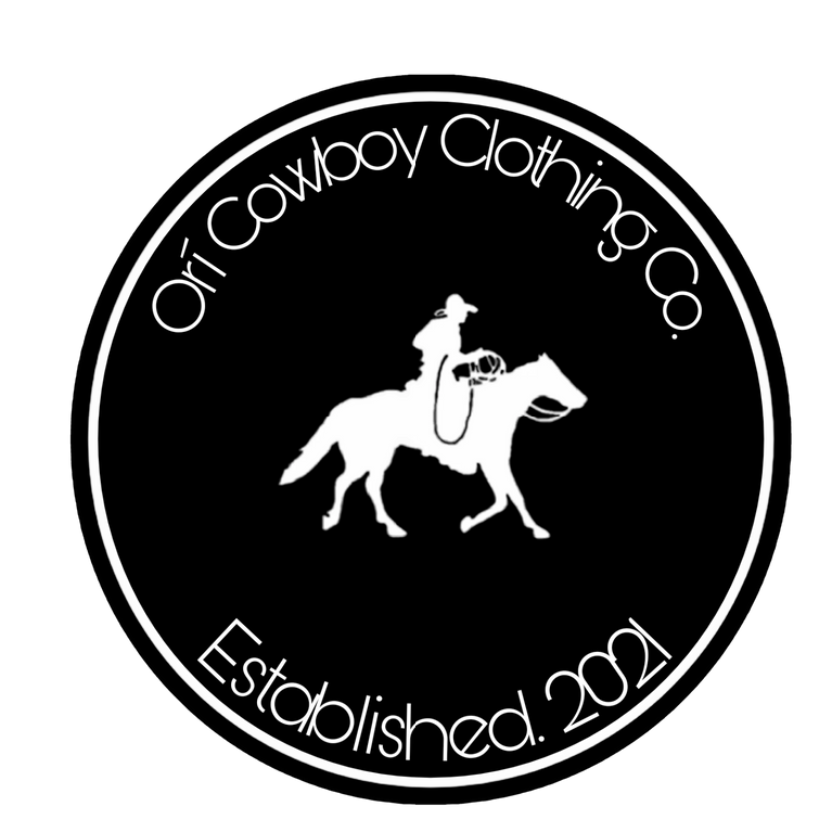 Ori Cowboy Clothing Est. 2021 Round Sticker