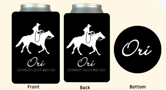 Ori Cowboy Clothing Horse Koozie