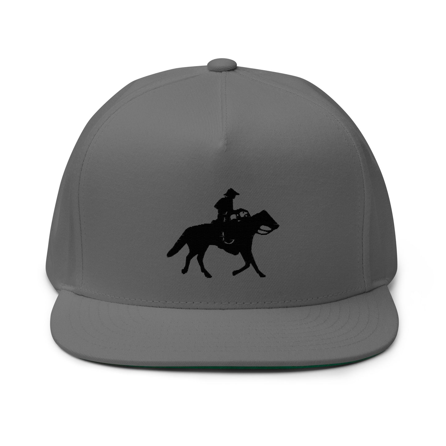 Ori Horse Logo Flat Bill Cap