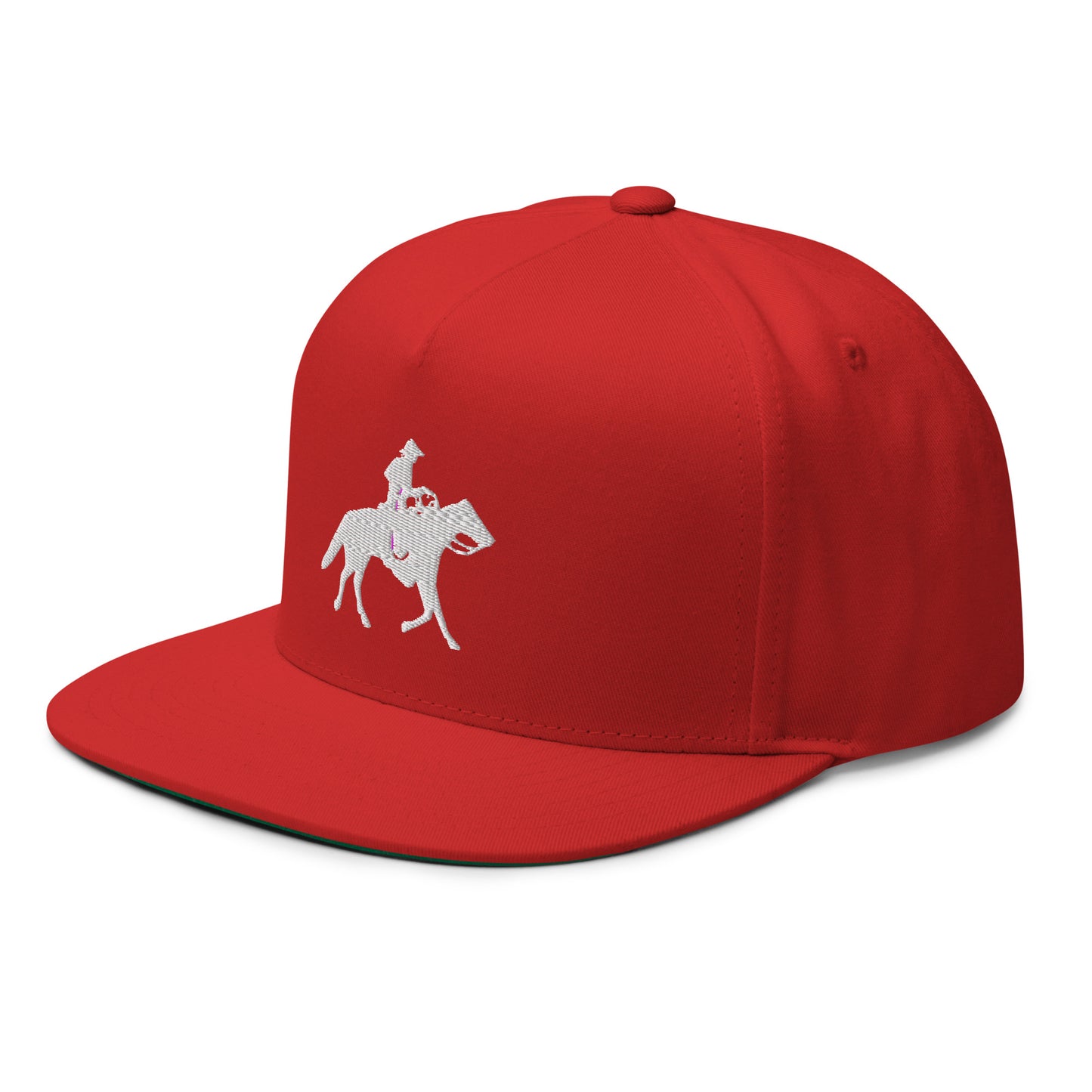 Ori Horse Logo Flat Bill Cap