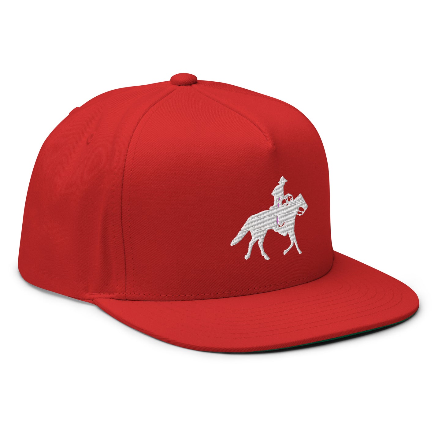 Ori Horse Logo Flat Bill Cap